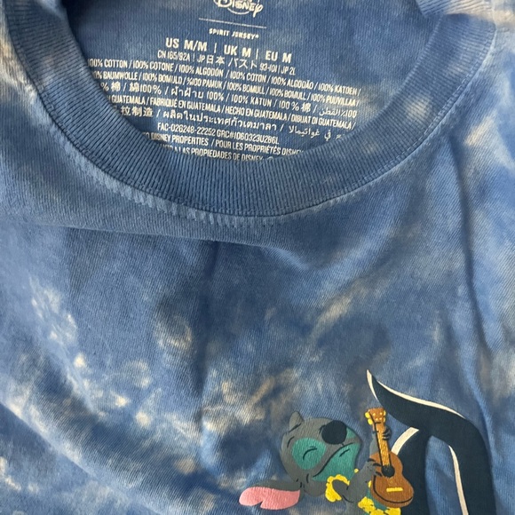 Disney Parks Disneyland Stitch Tye Dye Spirit Jersey size medium - Picture 4 of 5